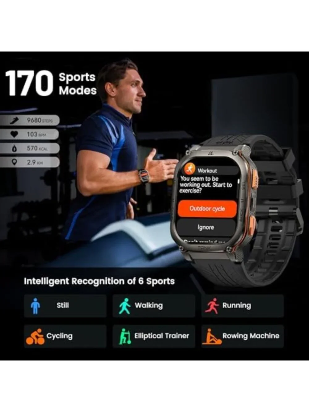 Ultra Smart Watch with Dual-Band GPS, 5 ATM Waterproof & IP69K Rating